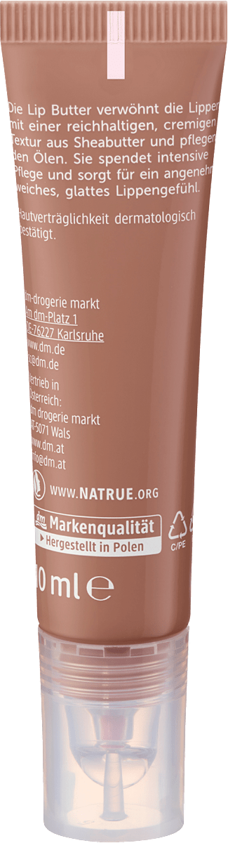 alverde NATURKOSMETIK Lip Butter Intense Care 40 Creamy Hazel, 10 ml