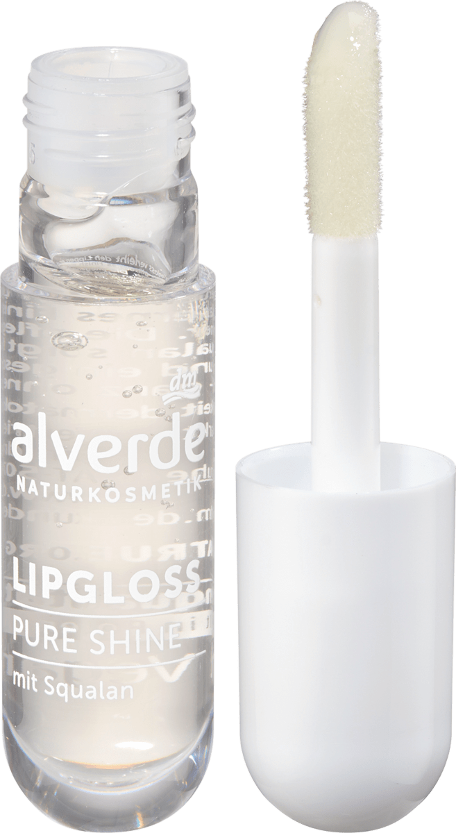 alverde NATURKOSMETIK Lipgloss Pure Shine 10 Clear Aura, 5 ml
