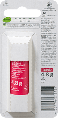 Wilde rozen lippenbalsem, 4,8 g