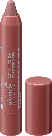 Lippenstift Matt 80 Tender Taupe, 3,17 g alverde NATURKOSMETIK