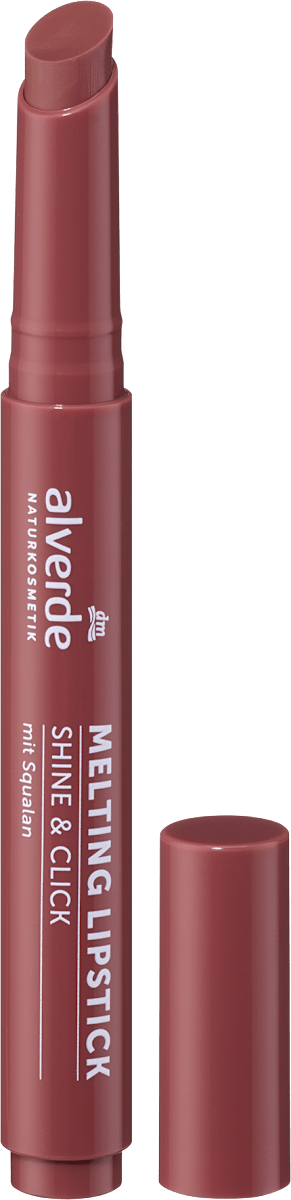 alverde NATURKOSMETIK Lippenstift Melting Shine & Click 10, 2,8 g