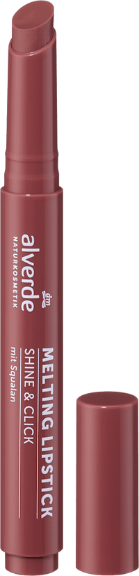 alverde NATURKOSMETIK Lippenstift Melting Shine & Click 10, 2,8 g
