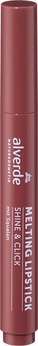 alverde NATURKOSMETIK Lippenstift Melting Shine & Click 10, 2,8 g