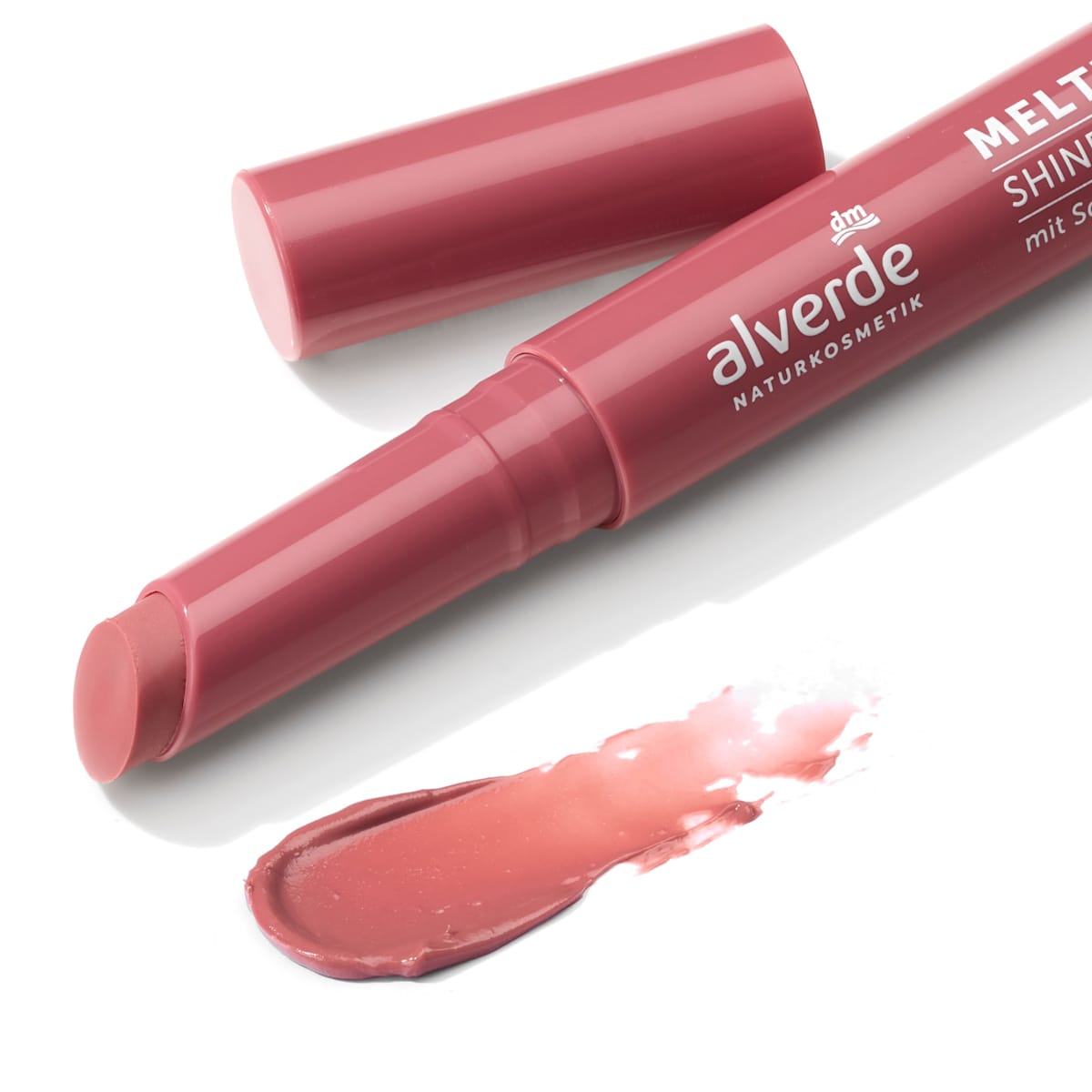alverde NATURKOSMETIK Lippenstift Melting Shine & Click 20, 2,8 g