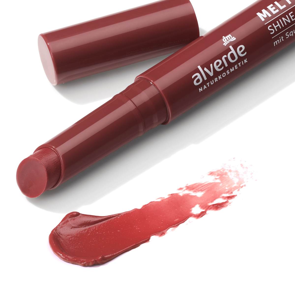 alverde NATURKOSMETIK Lippenstift Melting Shine & Click 30, 2,8 g
