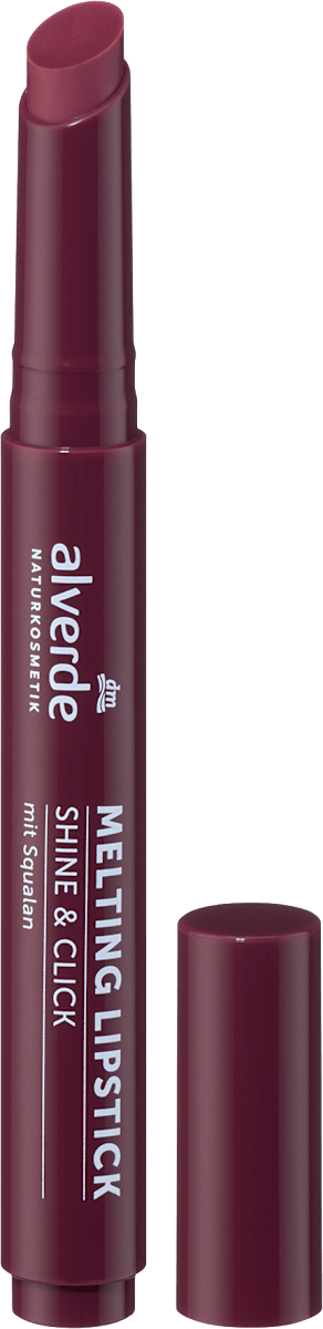alverde NATURKOSMETIK Lippenstift Melting Shine & Click 50, 2,8 g