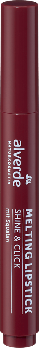 alverde NATURKOSMETIK Lippenstift Melting Shine & Click 60, 2,8 g