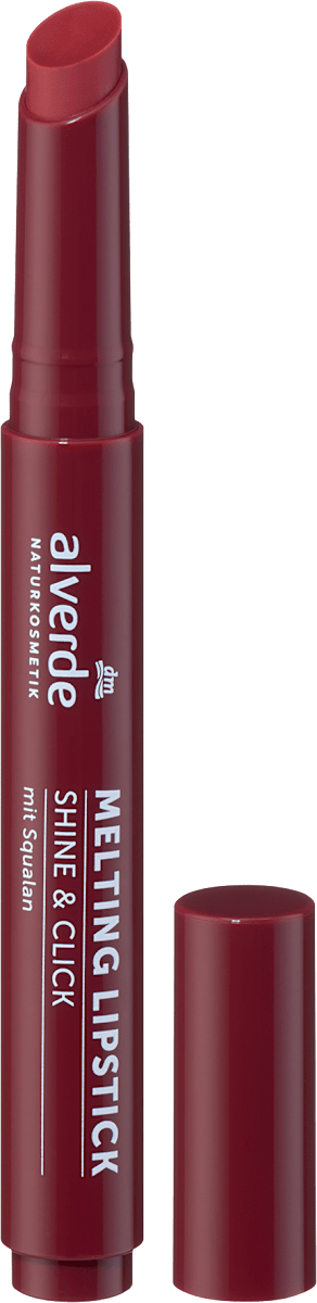 alverde NATURKOSMETIK Lippenstift Melting Shine & Click 60, 2,8 g
