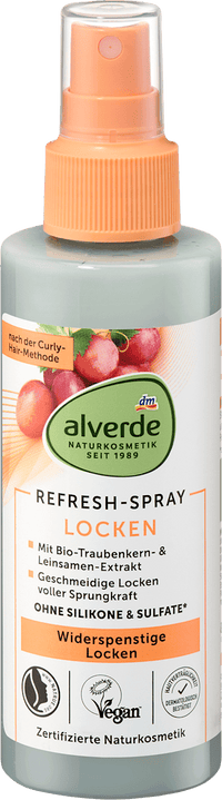 alverde NATURKOSMETIK Locken Refresh-Spray, 150 ml