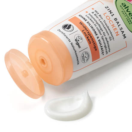 alverde NATURKOSMETIK Lockenbalsam 2in1, 150 ml