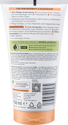 alverde NATURKOSMETIK Lockenbalsam 2in1, 150 ml