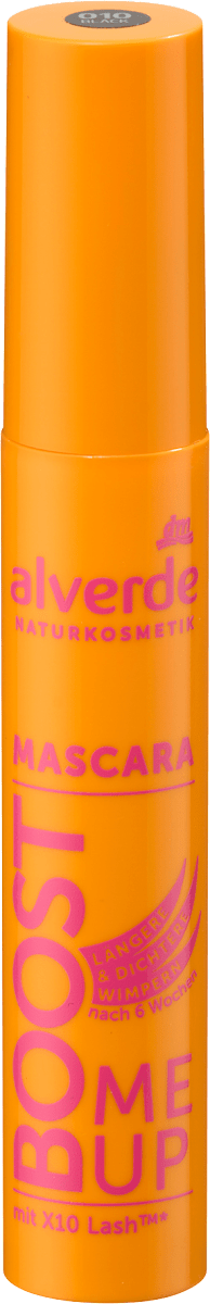 alverde NATURKOSMETIK Mascara Boost Me Up 010 Black, 15 ml