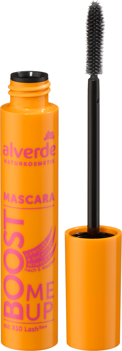 alverde NATURKOSMETIK Mascara Boost Me Up 010 Black, 15 ml