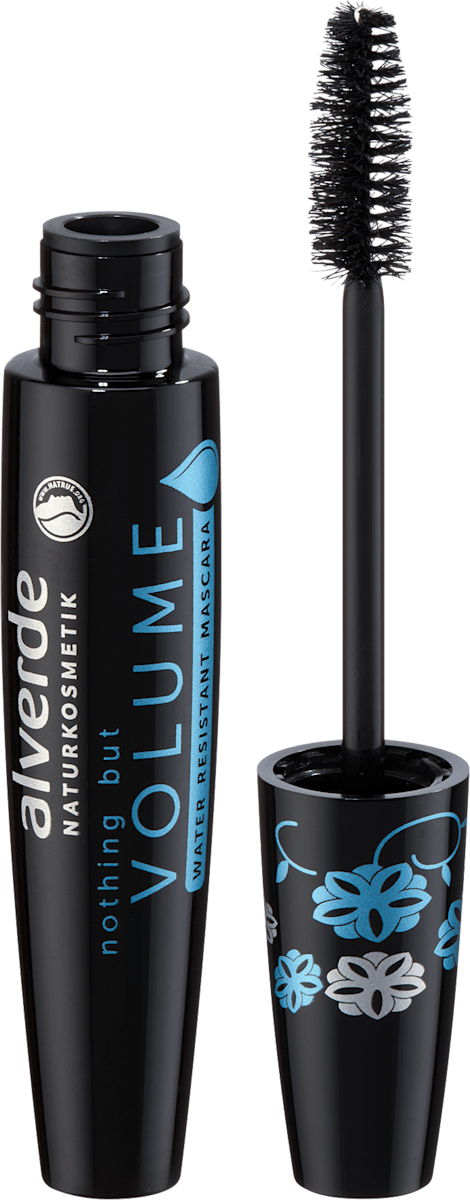 alverde NATURKOSMETIK Mascara Nothing But Volume Waterproof, 12 ml