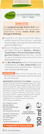 Massageolie Aroma Energy, 100 ml