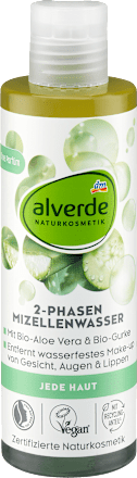 Mizellenwasser 2-Phasen Aloe Vera, Gurke, 200 ml alverde NATURKOSMETIK
