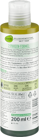 Mizellenwasser 2-Phasen Aloe Vera, Gurke, 200 ml alverde NATURKOSMETIK