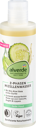 Mizellenwasser 2-Phasen Bio-Aloe Vera & Bio-Gurke, 200 ml