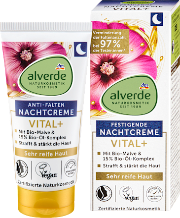 Nachcreme Anti-Falten Vital+ Ölkomplex, 50 ml