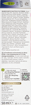 Nachcreme Anti-Falten Vital+ Ölkomplex, 50 ml