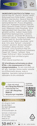 Nachcreme Anti-Falten Vital+ Ölkomplex, 50 ml