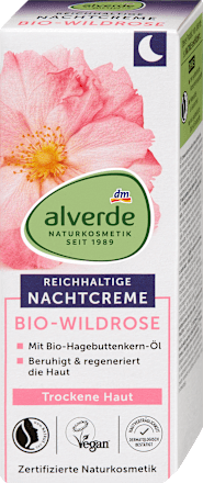 Nachtcreme Wildrose, 50 ml