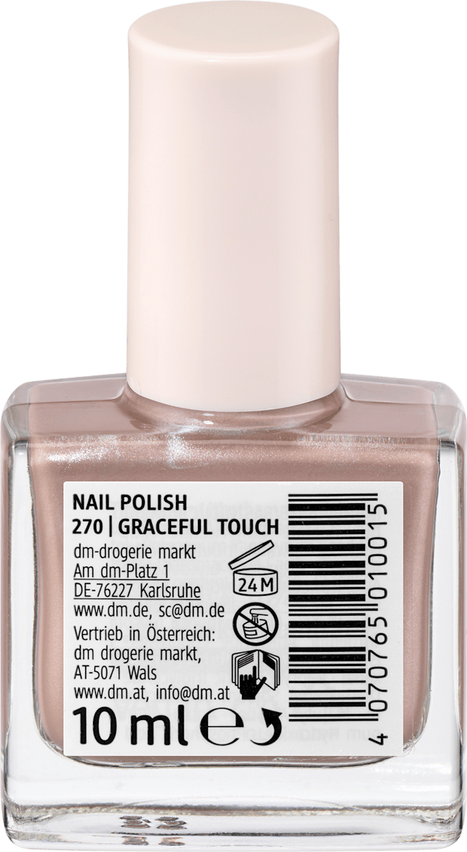 alverde NATURKOSMETIK Nagellack Color & Care 270 Graceful Touch, 10 ml