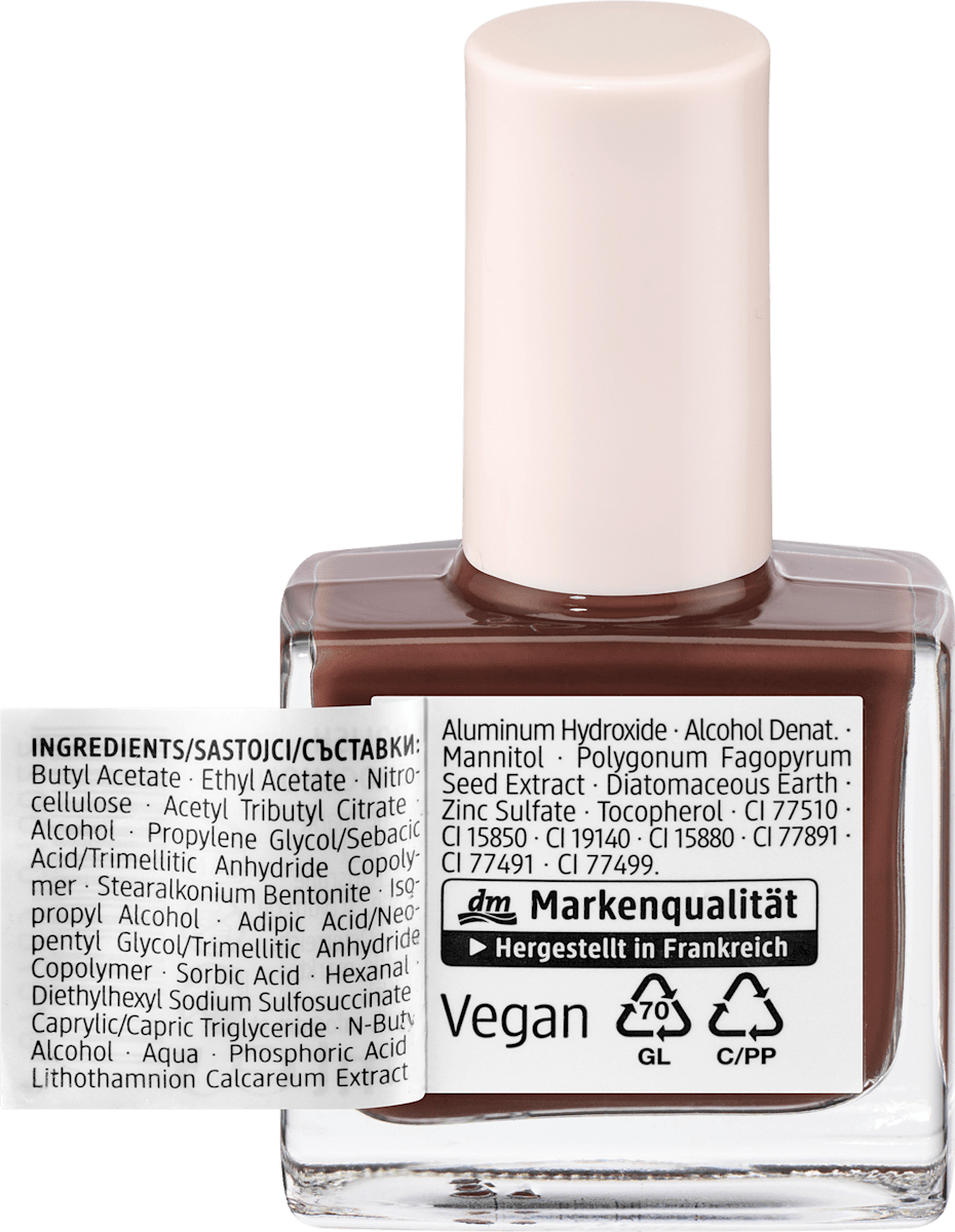 alverde NATURKOSMETIK Nagellack Color & Care 280 Chocaholic, 10 ml