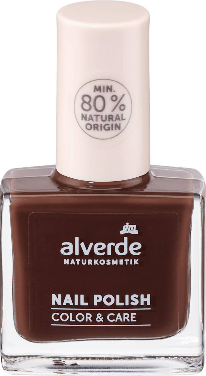 alverde NATURKOSMETIK Nagellack Color & Care 280 Chocaholic, 10 ml