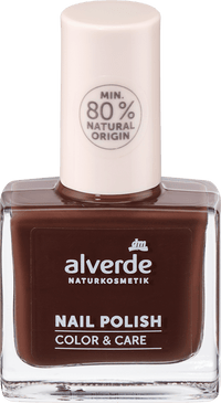 alverde NATURKOSMETIK Nagellack Color & Care 280 Chocaholic, 10 ml