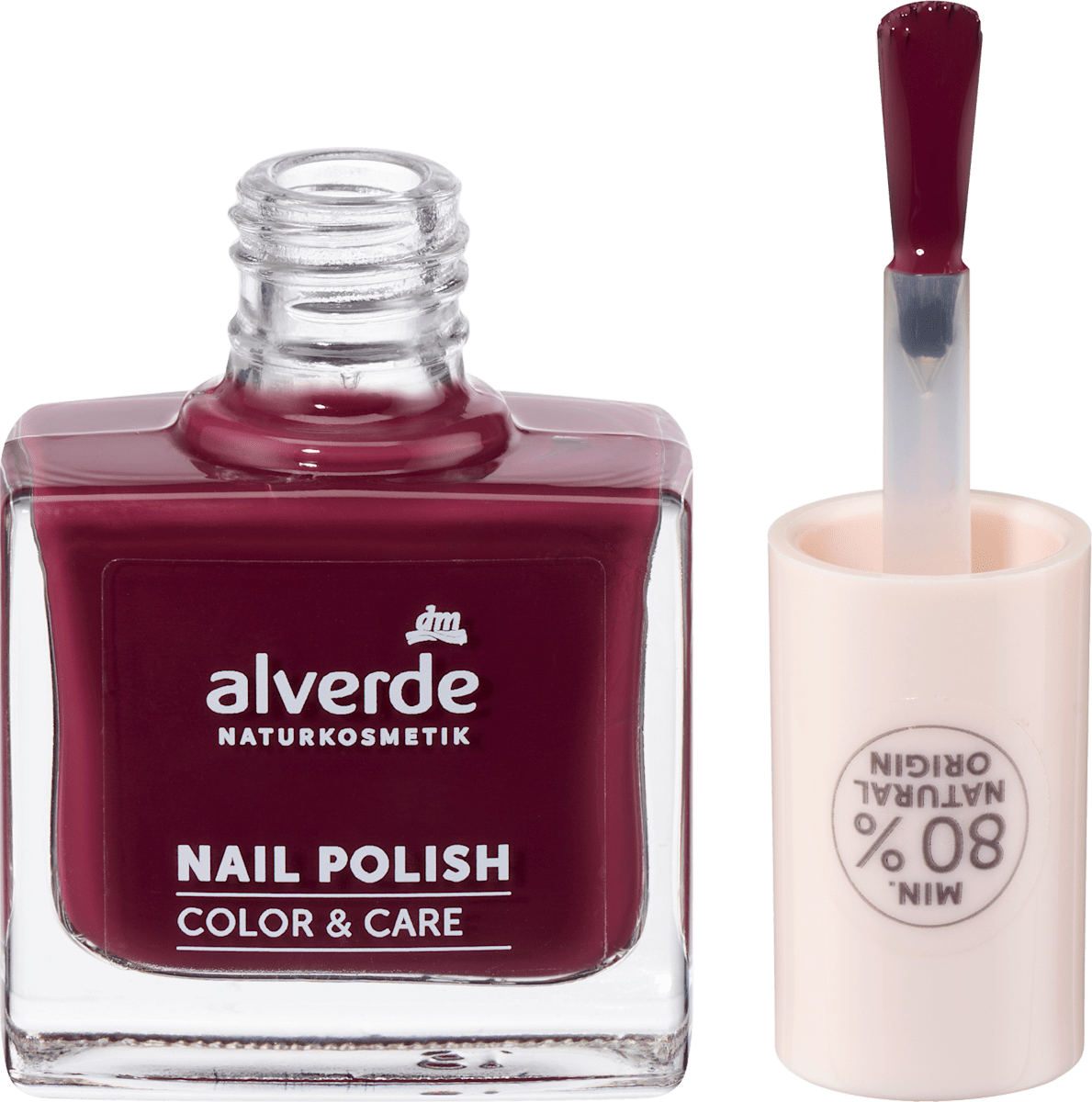 alverde NATURKOSMETIK Nagellack Color & Care 290 Merry Berry, 10 ml