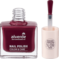 alverde NATURKOSMETIK Nagellack Color & Care 290 Merry Berry, 10 ml