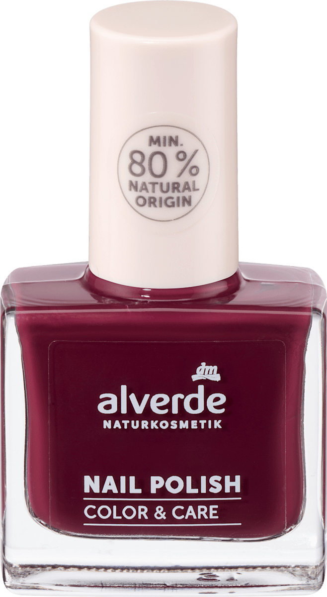 alverde NATURKOSMETIK Nagellack Color & Care 290 Merry Berry, 10 ml