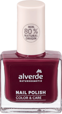 alverde NATURKOSMETIK Nagellack Color & Care 290 Merry Berry, 10 ml