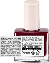 alverde NATURKOSMETIK Nagellack Color & Care 300 Red Temptation, 10 ml