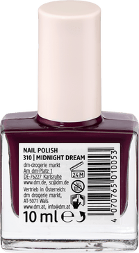 alverde NATURKOSMETIK Nagellack Color & Care 310 Midnight Dream, 10 ml