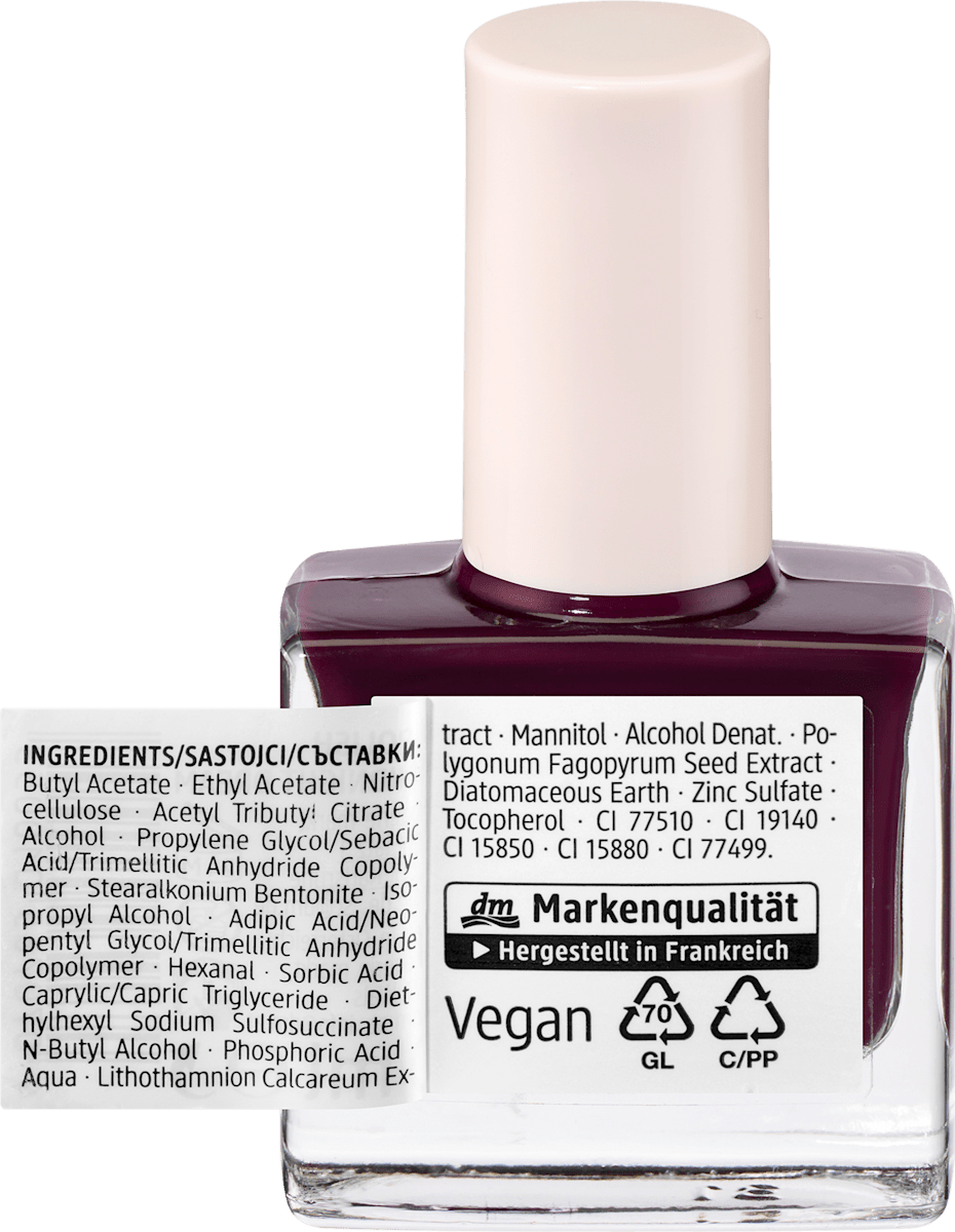 alverde NATURKOSMETIK Nagellack Color & Care 310 Midnight Dream, 10 ml