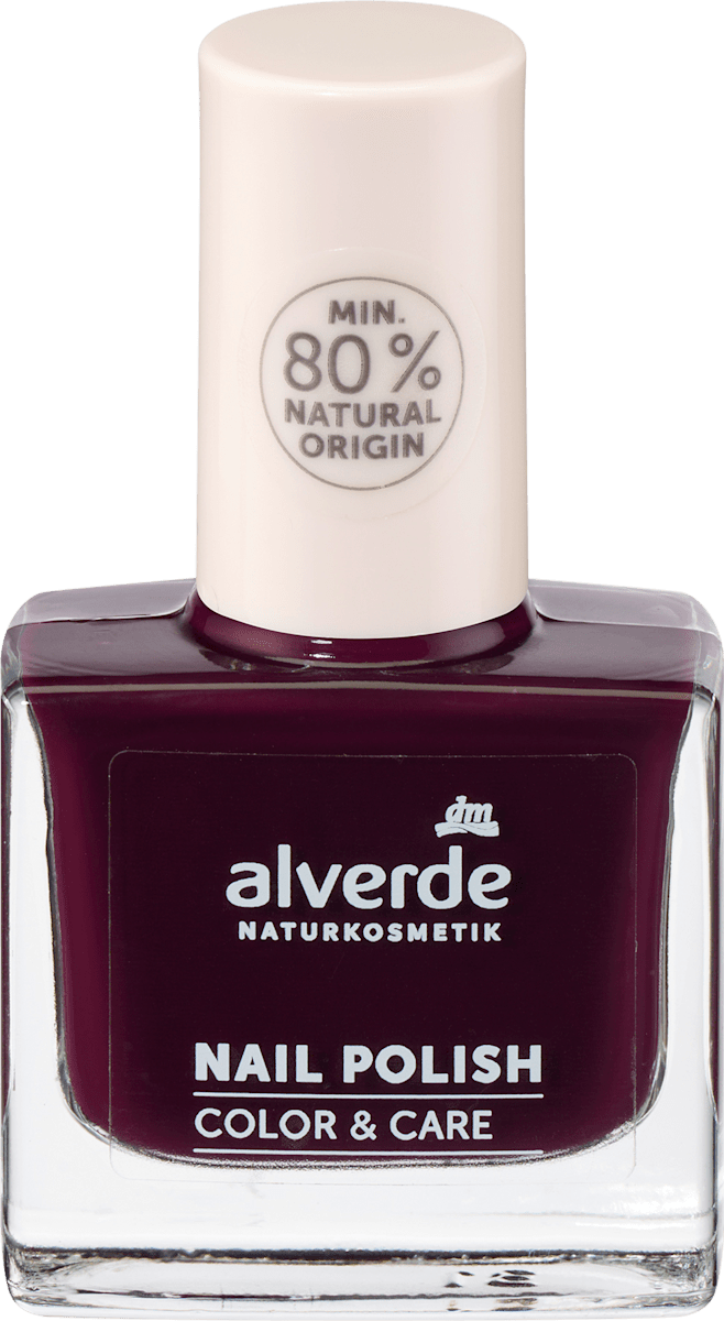 alverde NATURKOSMETIK Nagellack Color & Care 310 Midnight Dream, 10 ml