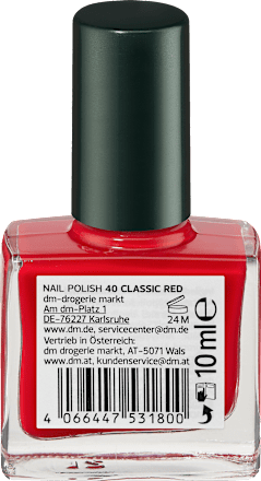 Nagellack Color & Care 40 Classic Red, 10 ml