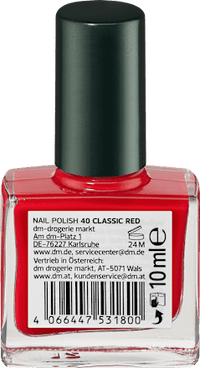 Nagellack Color & Care 40 Classic Red, 10 ml