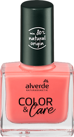 Nagellack Color & Care 80 Peach Coral, 10 ml