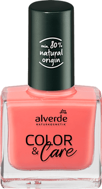 Nagellack Color & Care 80 Peach Coral, 10 ml
