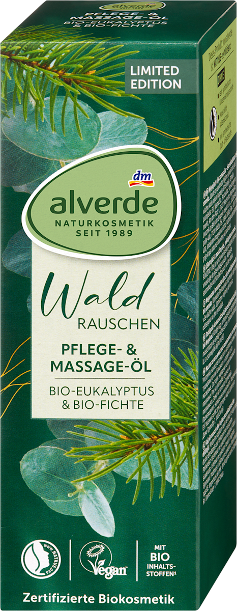 Pflege- und Massageöl Eukalyptus + Fichte, 100 ml
