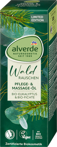 Pflege- und Massageöl Eukalyptus + Fichte, 100 ml