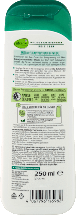 Pflegedusche Ruheoase Eukalyptus, 250 ml alverde NATURKOSMETIK