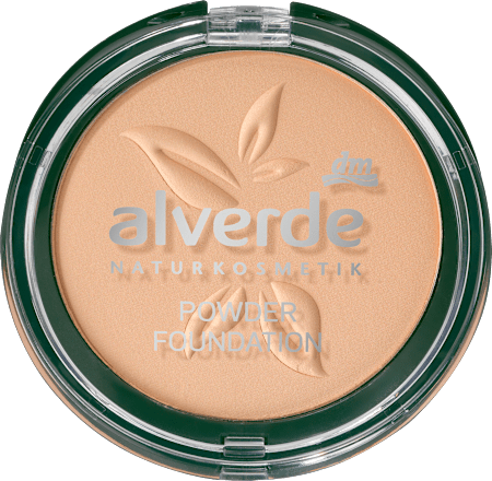 Powder Foundation 20 Velvet Sand, LSF 6, 10 g alverde NATURKOSMETIK