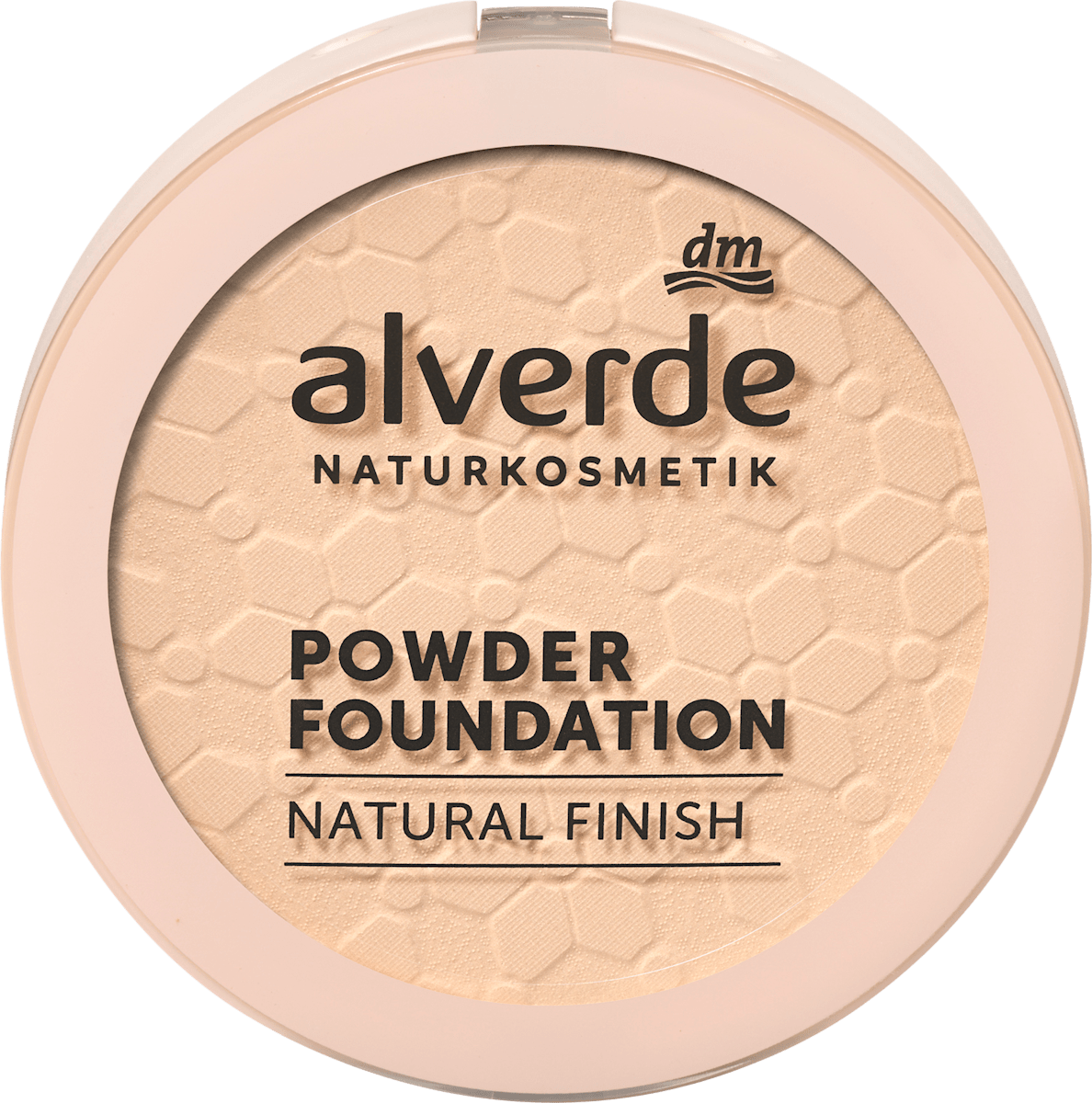 alverde NATURKOSMETIK Powder Foundation Natural Finish 10 Soft Ivory, 8,5 g