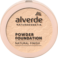 alverde NATURKOSMETIK Powder Foundation Natural Finish 10 Soft Ivory, 8,5 g