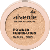 alverde NATURKOSMETIK Powder Foundation Natural Finish 20 Velvet Sand, 8,5 g