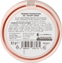 alverde NATURKOSMETIK Powder Foundation Natural Finish 20 Velvet Sand, 8,5 g